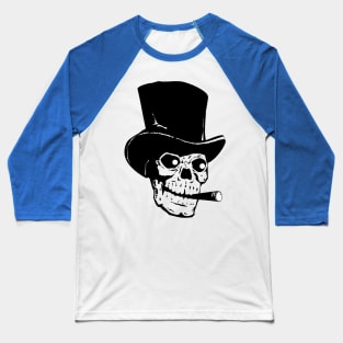 SKULLz - Top Hat Baseball T-Shirt
